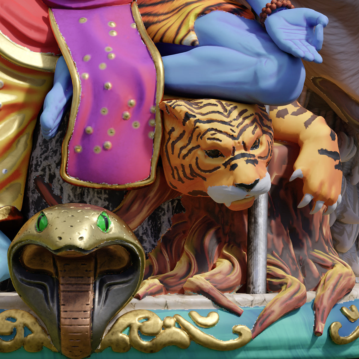 Harihara Diorama: Union of Shiva and Vishnu