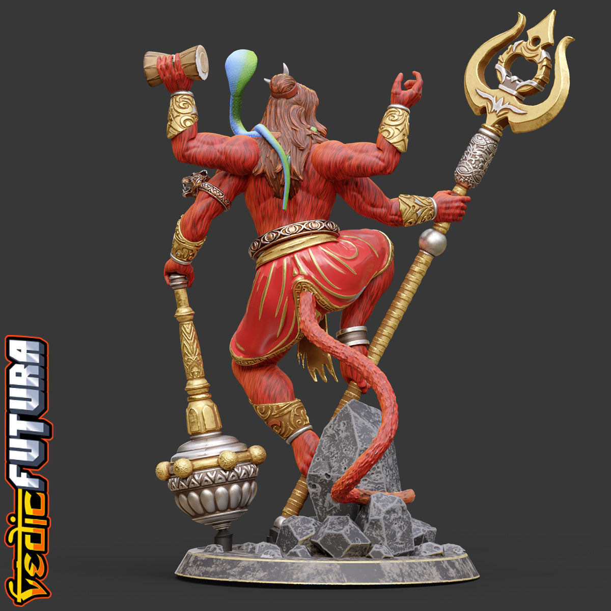 Rudra-Anjaneya: The Shiva–Hanuman Composite