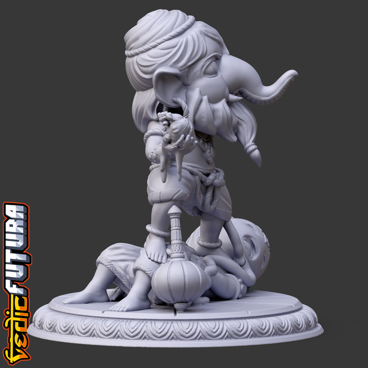 Chibi Narasimha Ganapati: Slayer of Hiranyakashipu