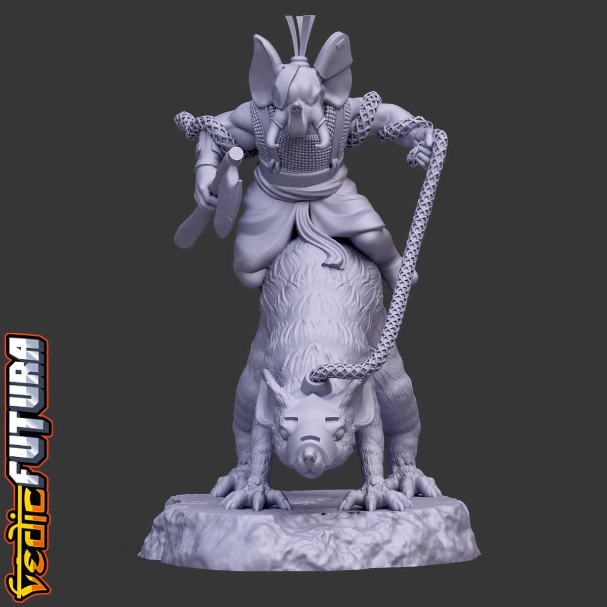 Parashu Ganapati: Astride the War-Rat