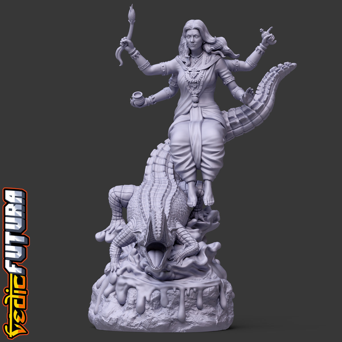 Makara-Vahana Ganga: Guardian of the Waters