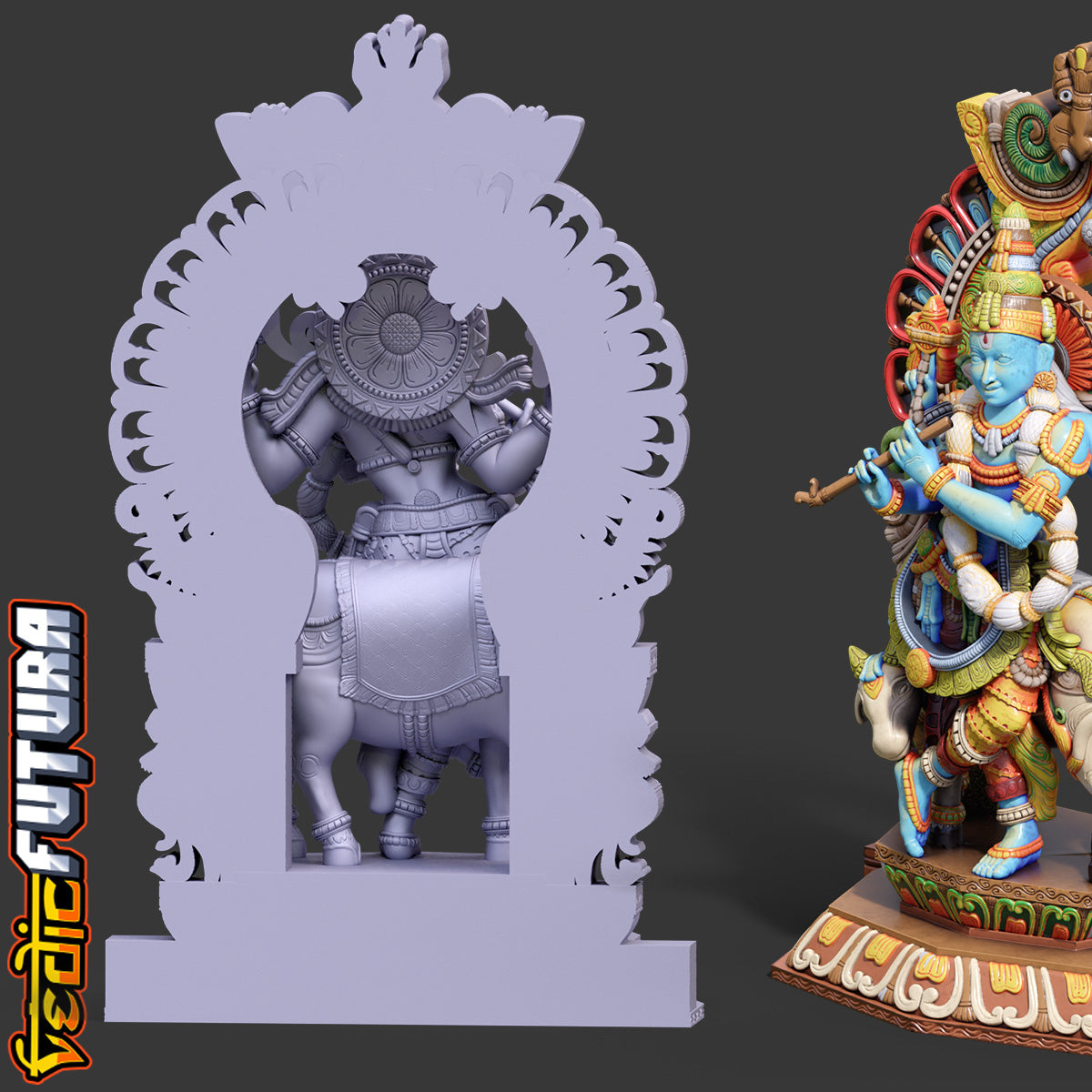 Venu Gopala under the Makara Torana
