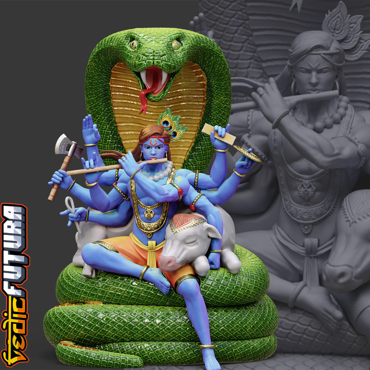 Ananta Mandapa-Krishna with Calf