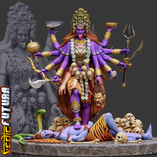 Kali on Shiva: Fury Pacified