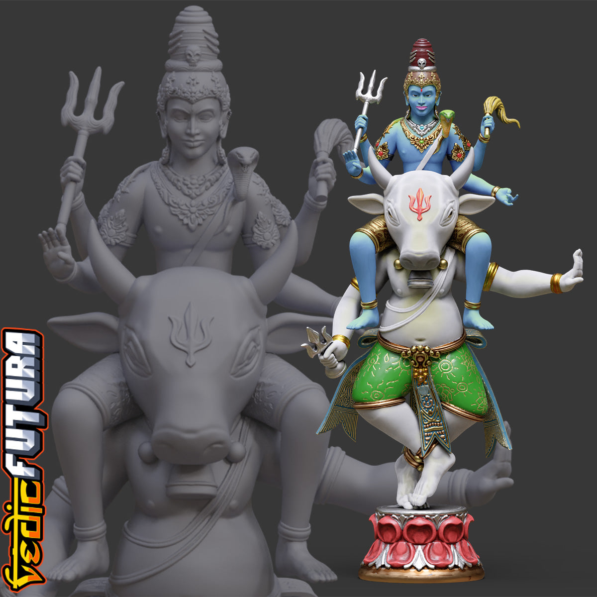 Tandava on Nandi: Balinese Shiva