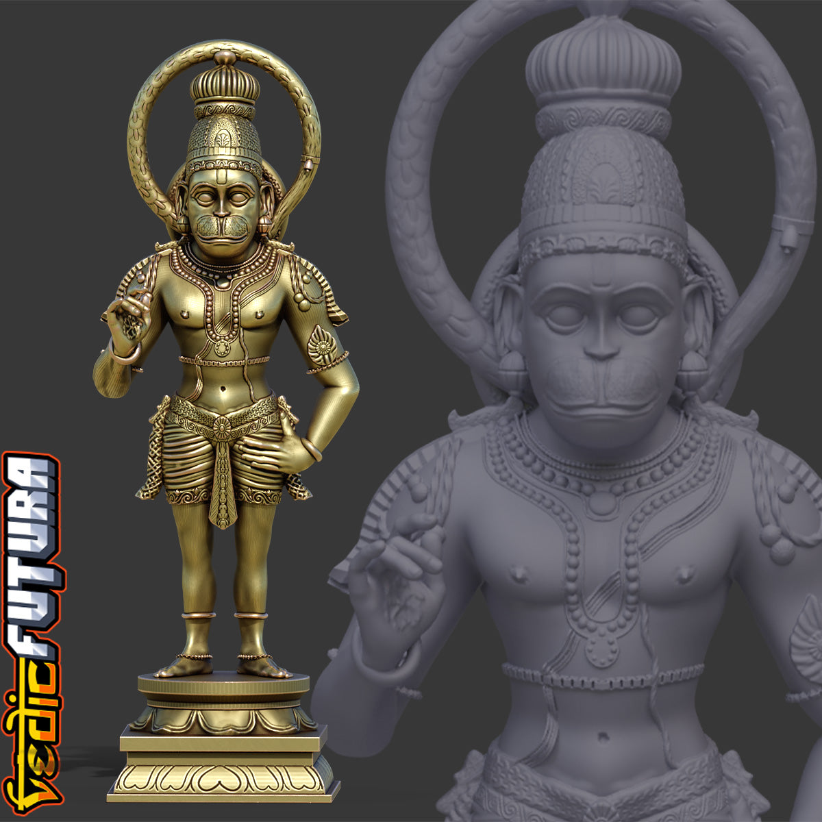 Anjaneya-Chola Bronze Hanuman
