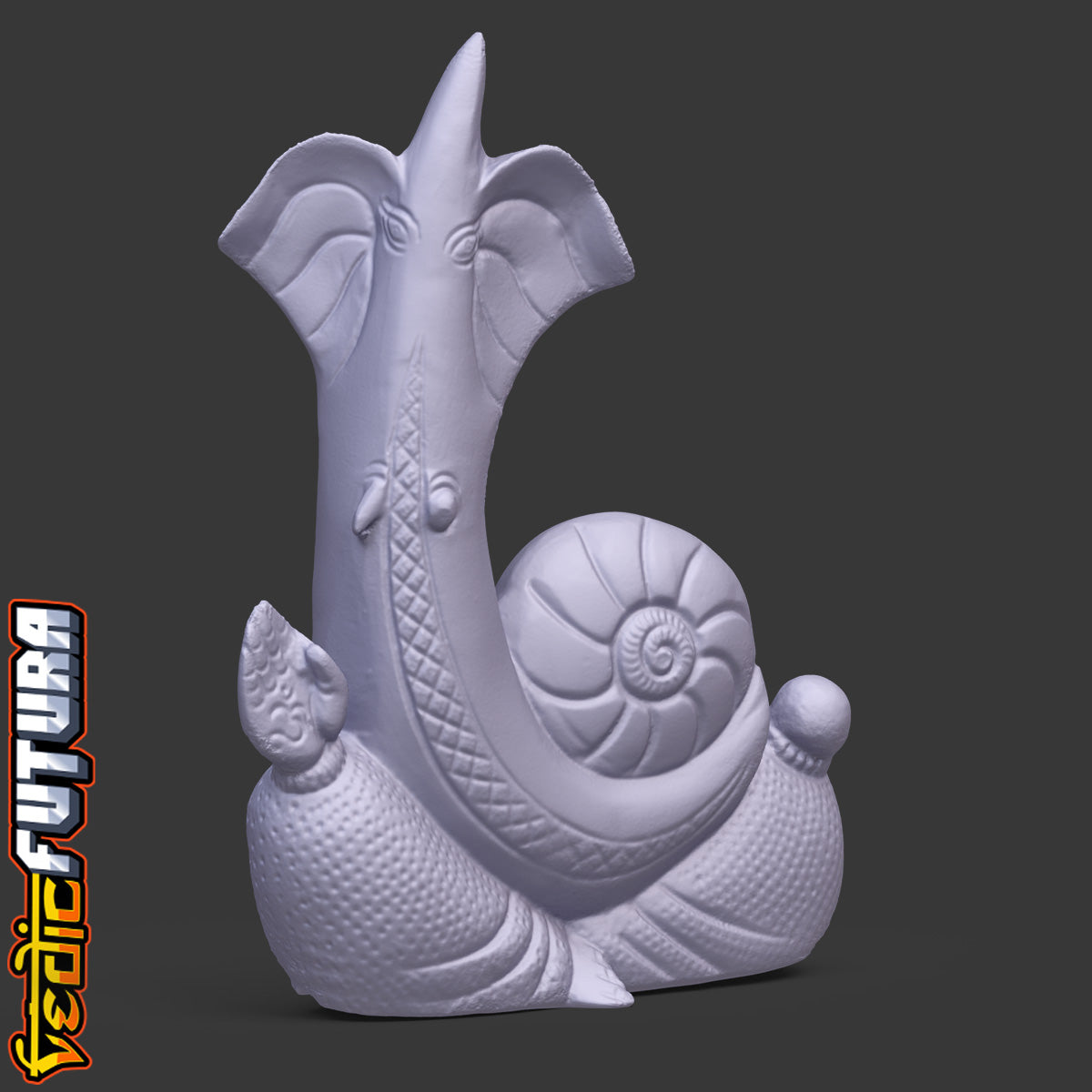 Abstract Ganapati in Flow
