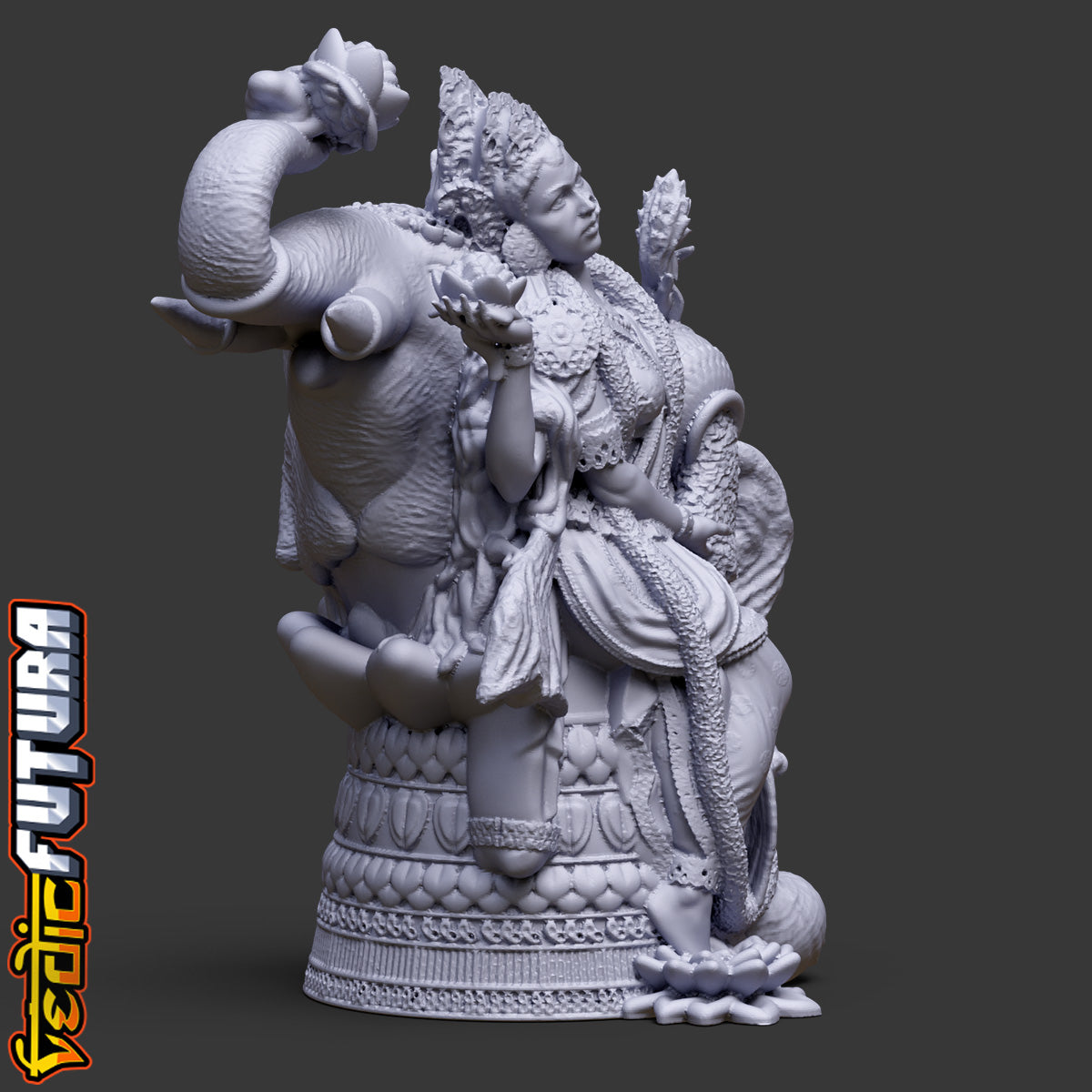 Gaja Lakshmi with Owl