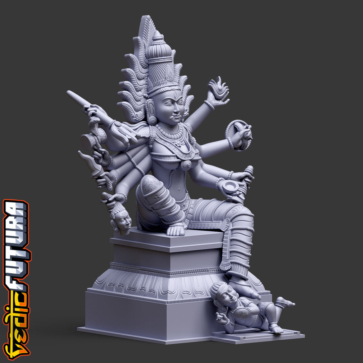 Kali Crushing Apasmara