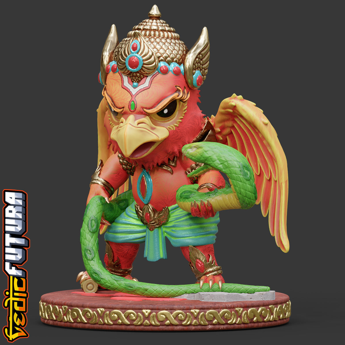 Chibi Garuda: Subduer of the Naga
