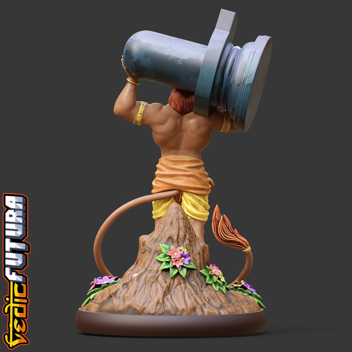 Hanuman Bearing the Shiva Lingam