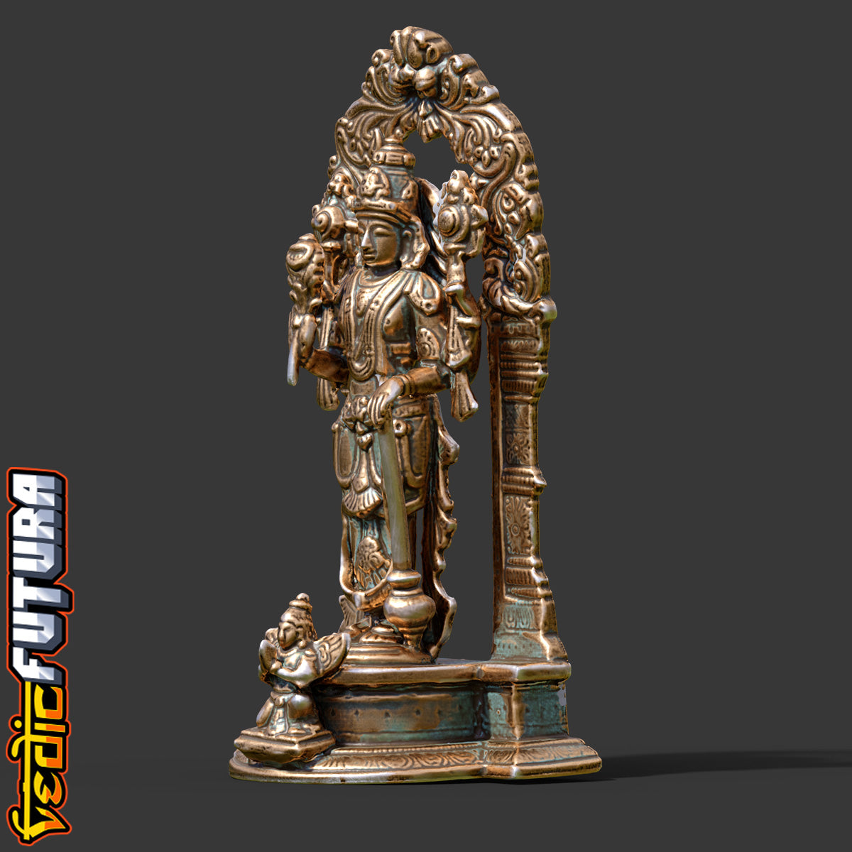 Vishnu beneath the Prabhavali