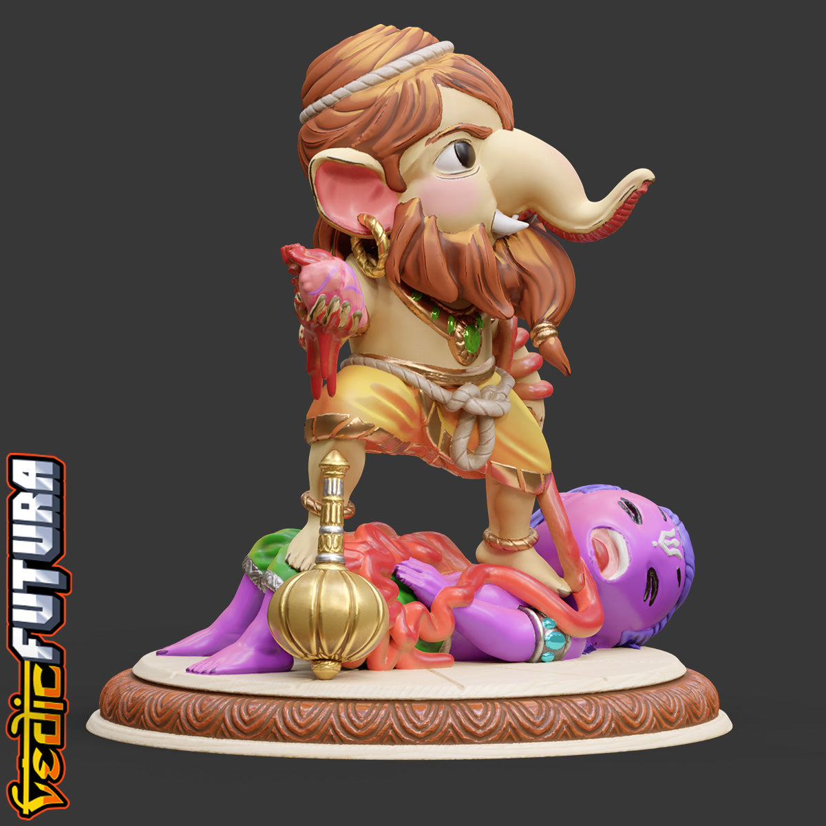 Chibi Narasimha Ganapati: Slayer of Hiranyakashipu
