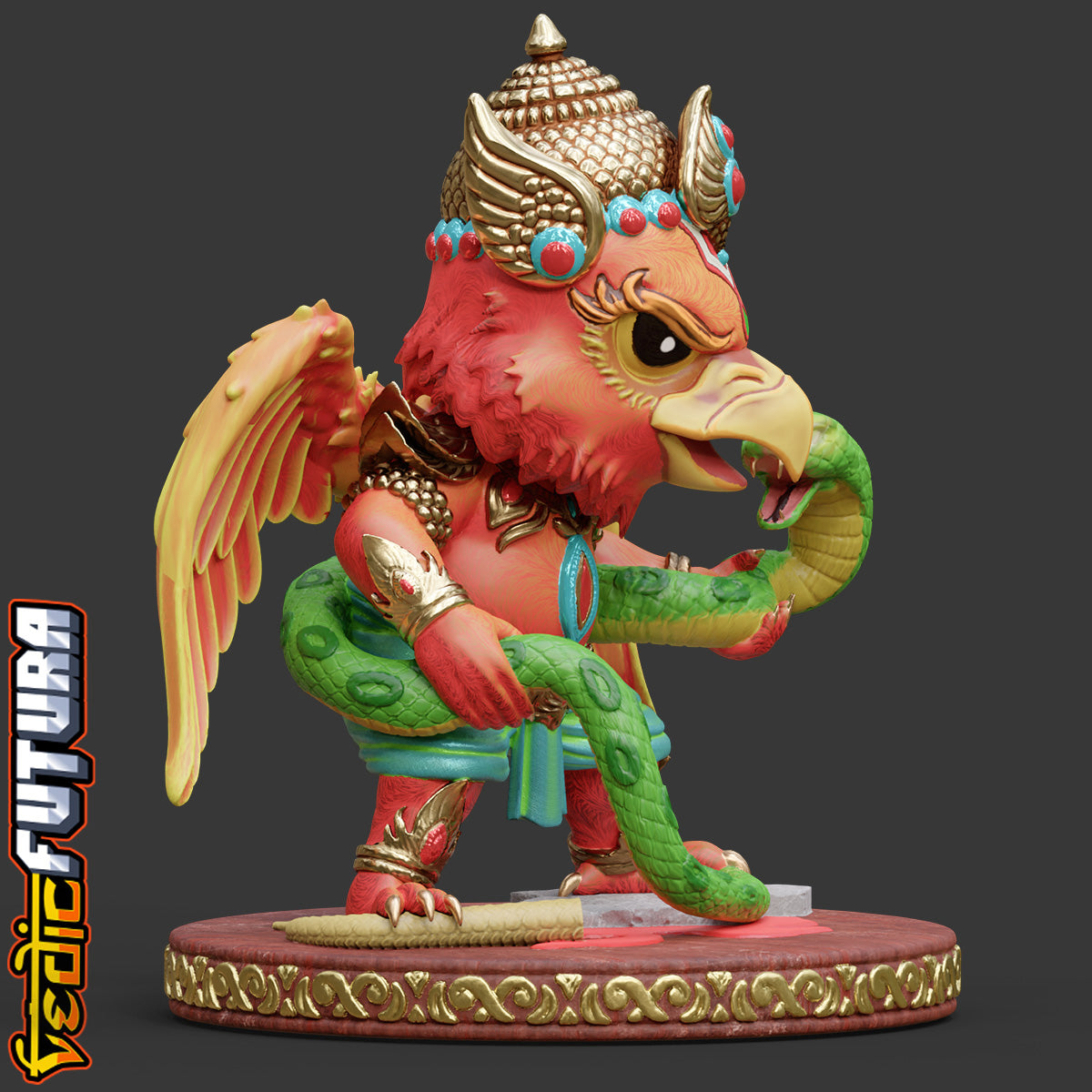 Chibi Garuda: Subduer of the Naga