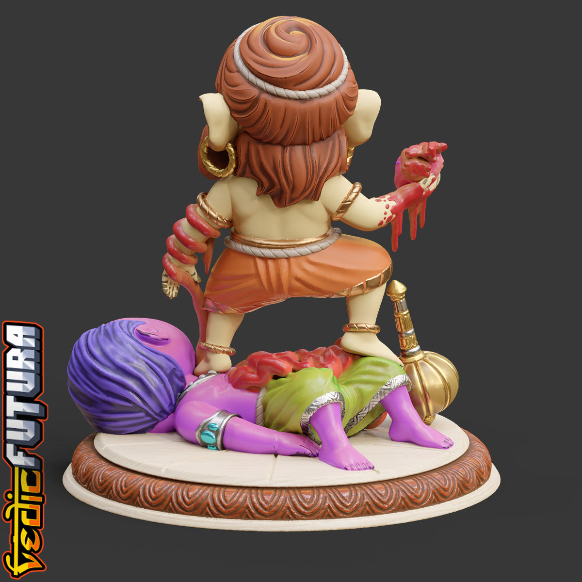 Chibi Narasimha Ganapati: Slayer of Hiranyakashipu