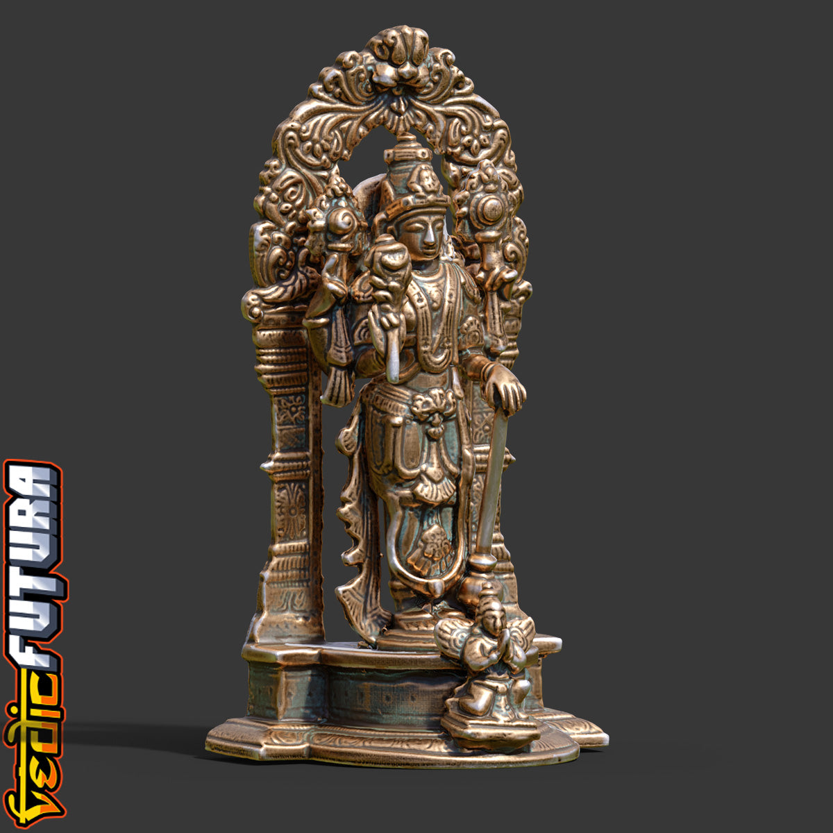 Vishnu beneath the Prabhavali