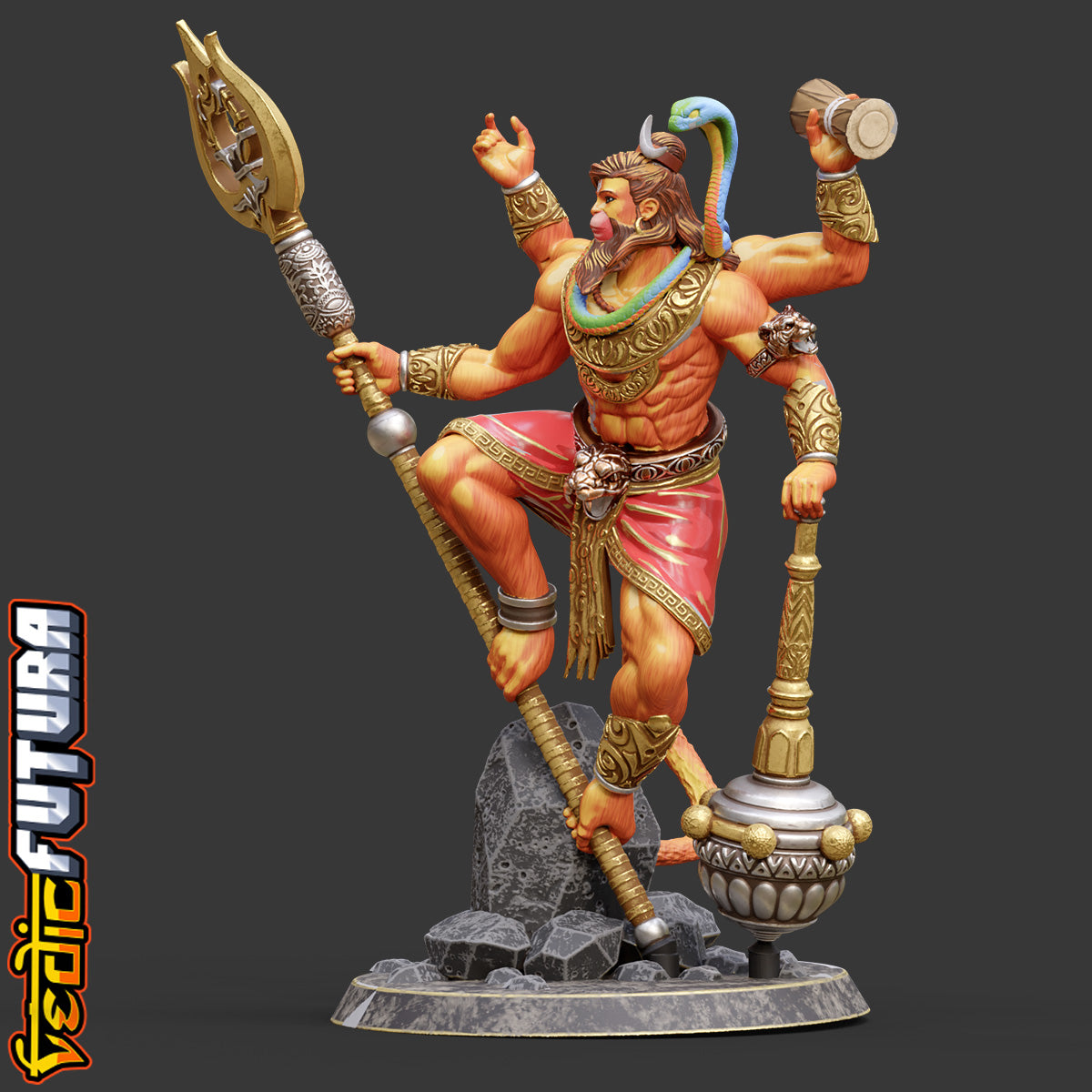 Rudra-Anjaneya: The Shiva–Hanuman Composite