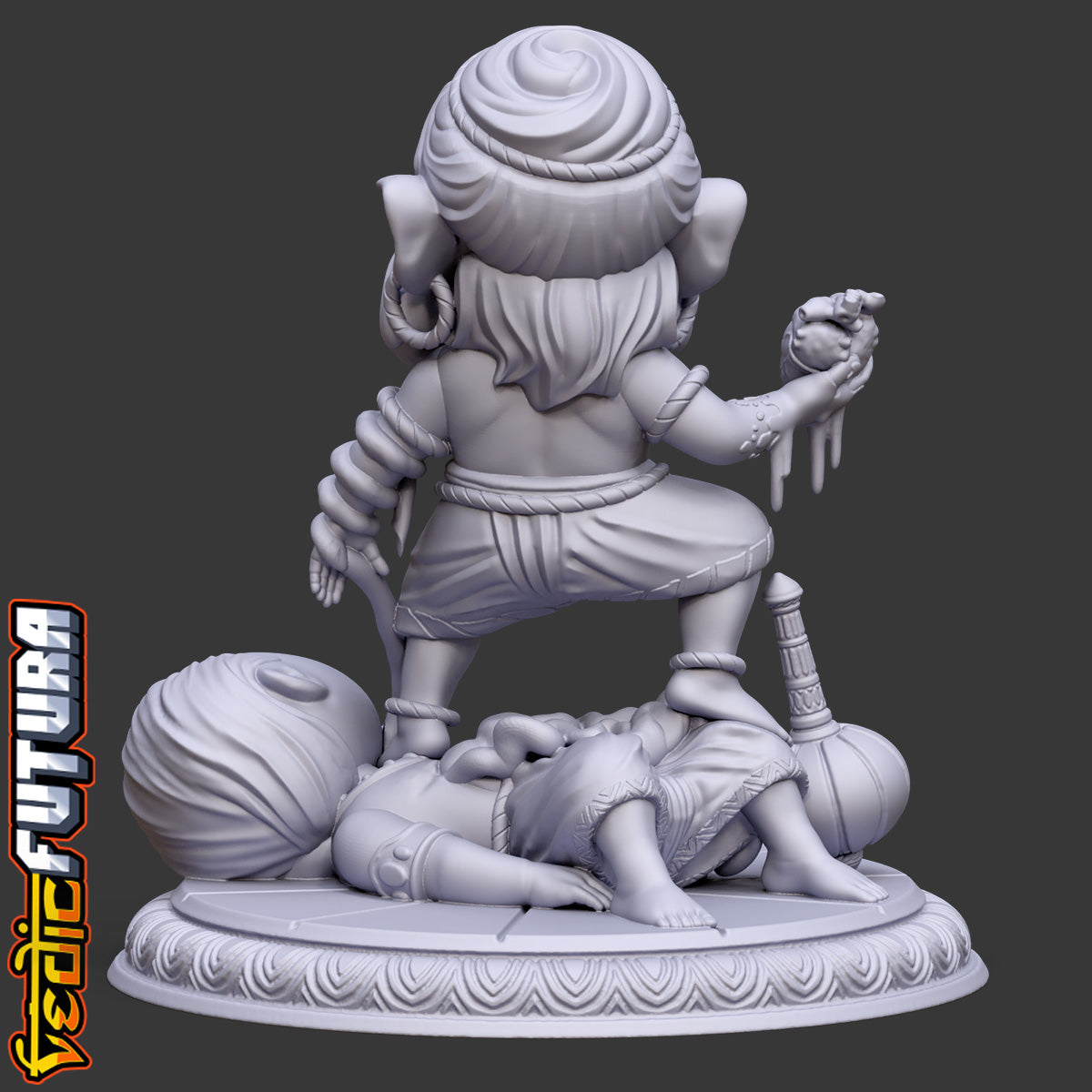 Chibi Narasimha Ganapati: Slayer of Hiranyakashipu