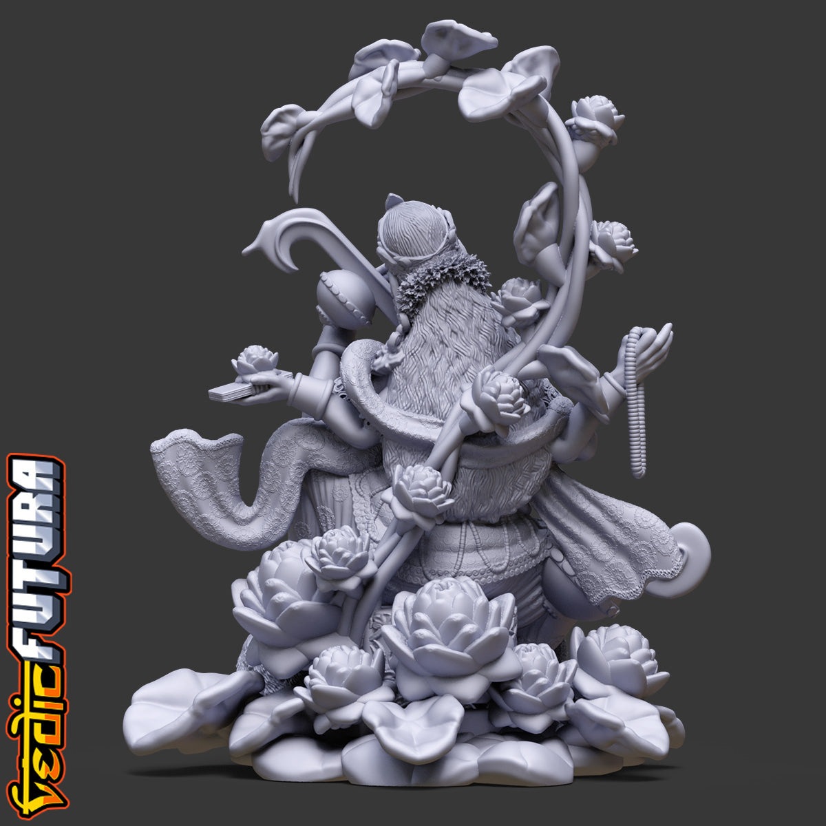 Saraswati beneath the Lotus Arch