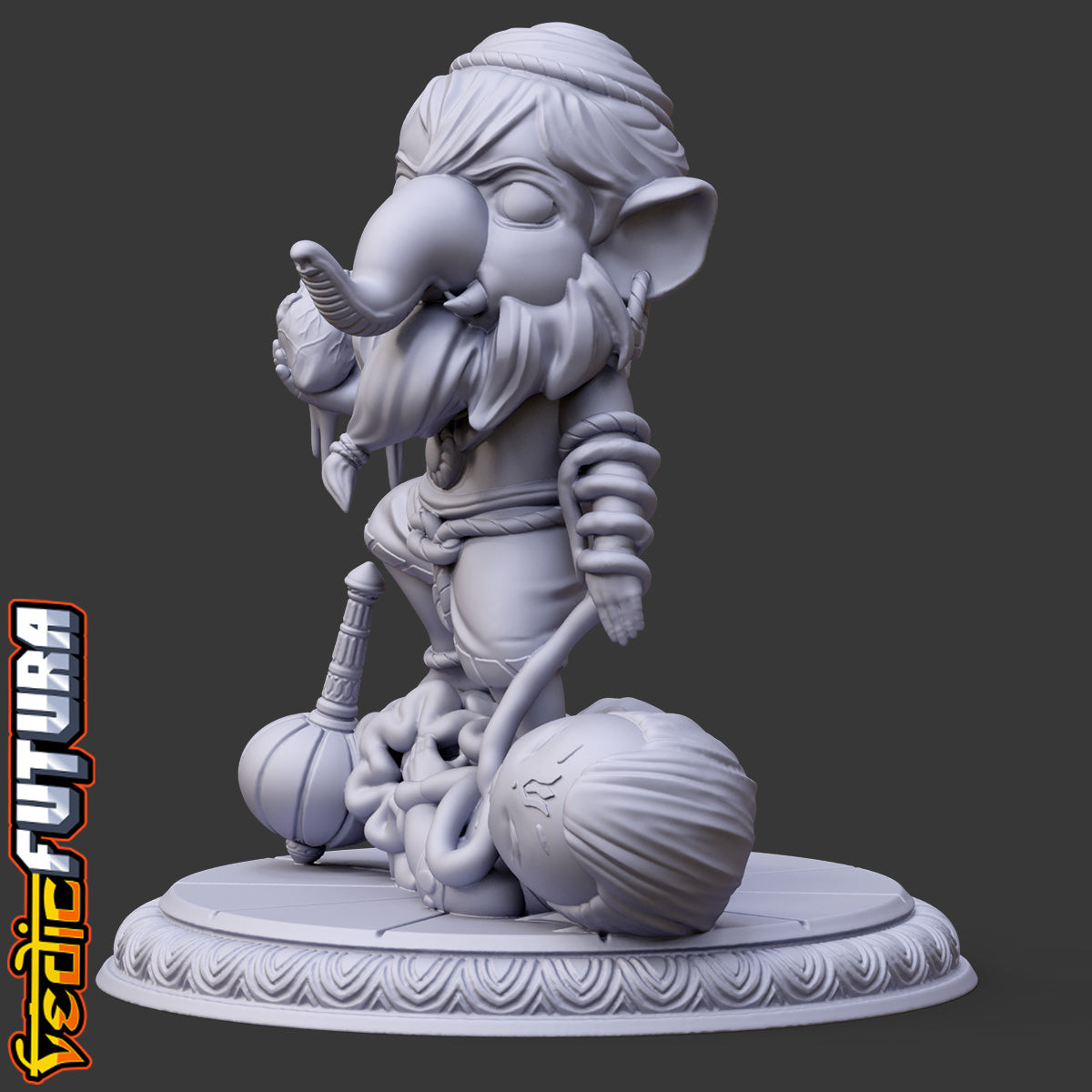 Chibi Narasimha Ganapati: Slayer of Hiranyakashipu
