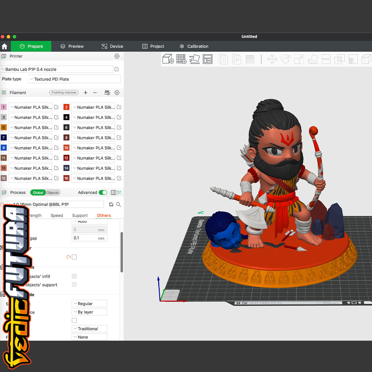 Chibi Parashurama: The Warrior Sage
