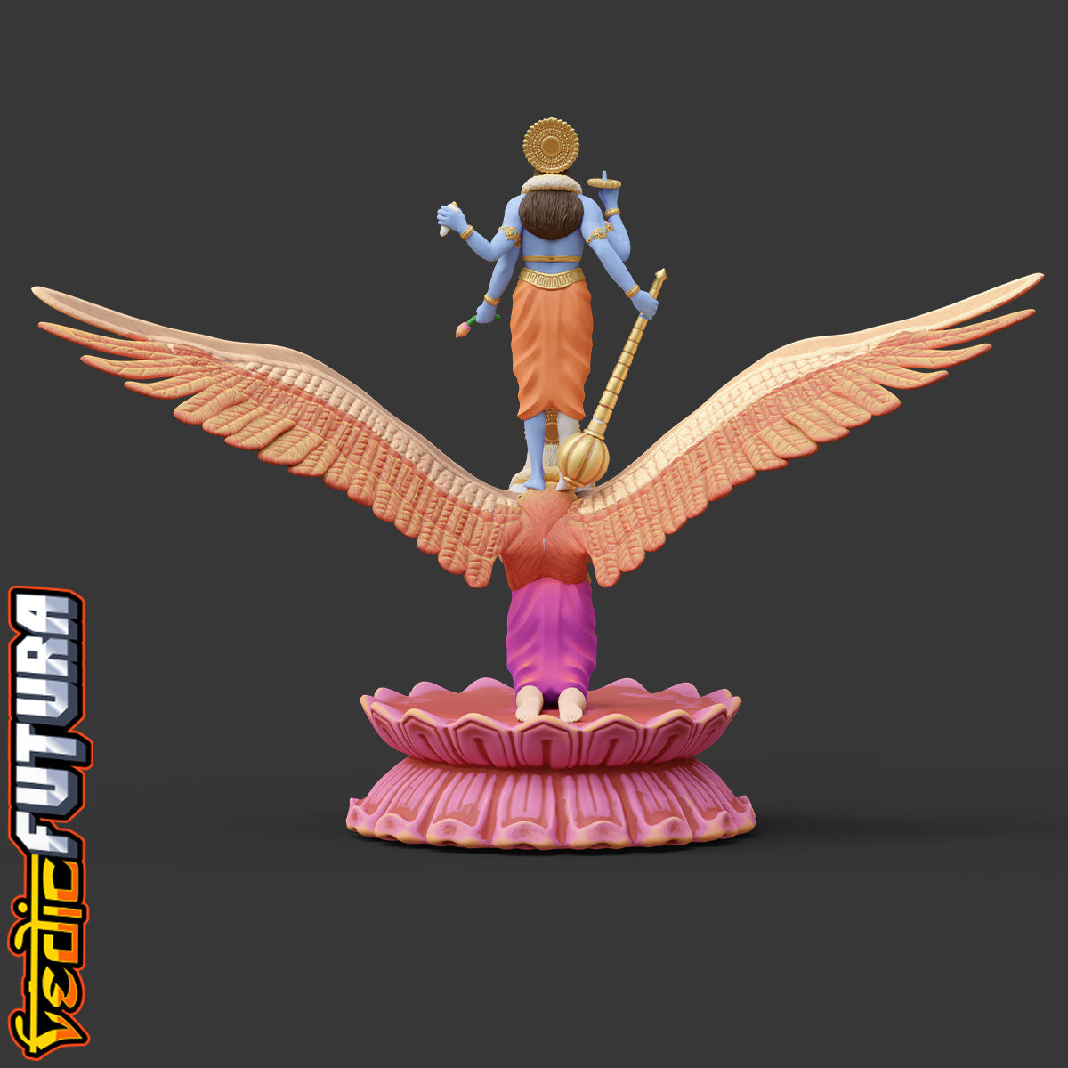Vishnu on Garuda