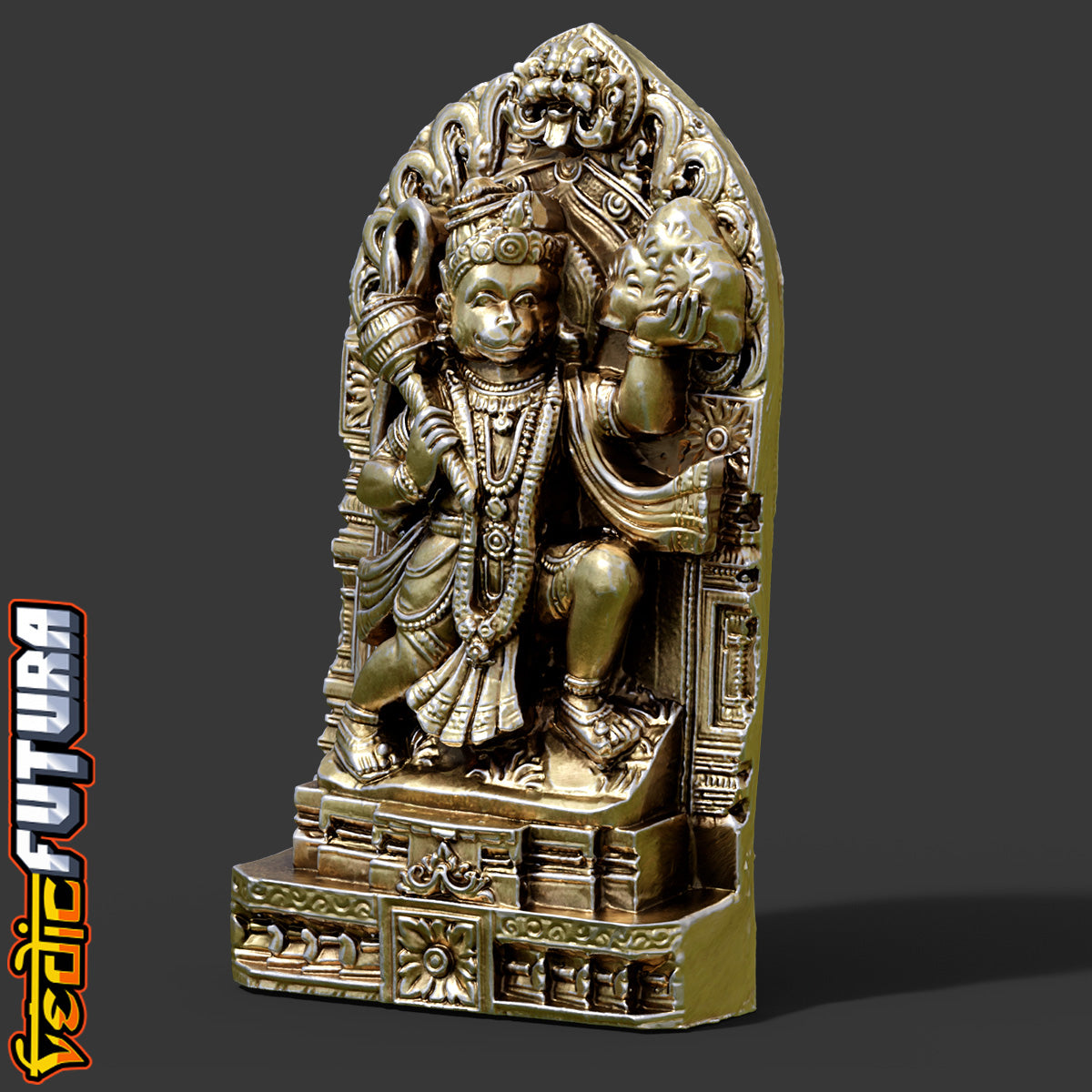 Hanuman with the Sanjeevani Mountain