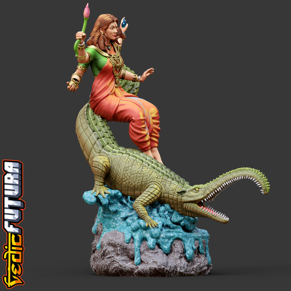Makara-Vahana Ganga: Guardian of the Waters
