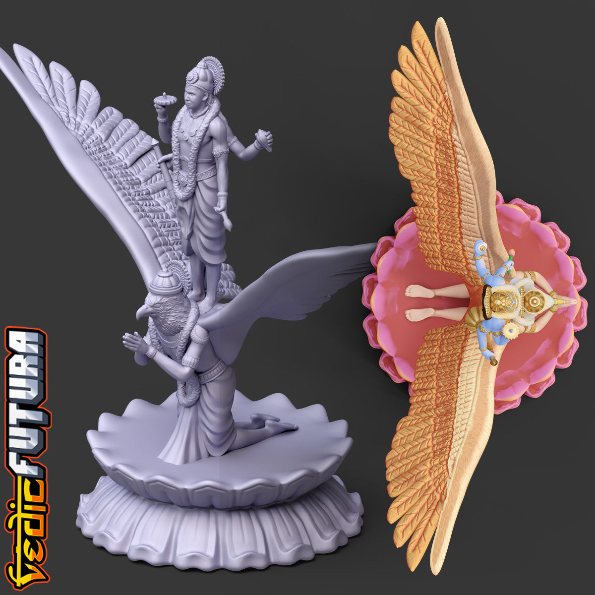 Vishnu on Garuda
