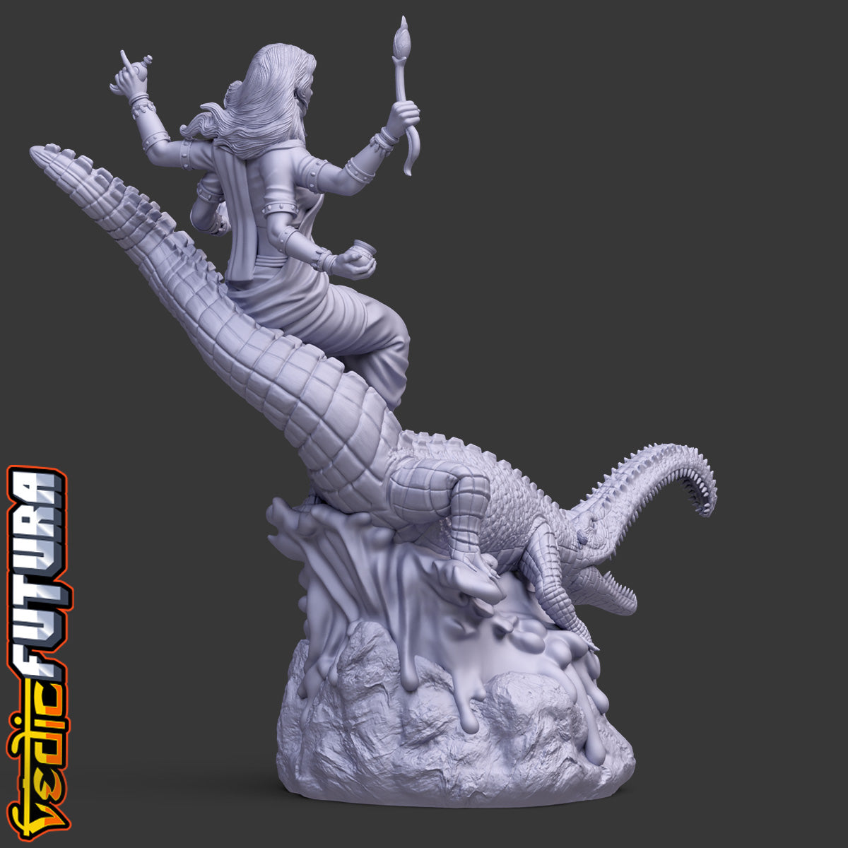 Makara-Vahana Ganga: Guardian of the Waters