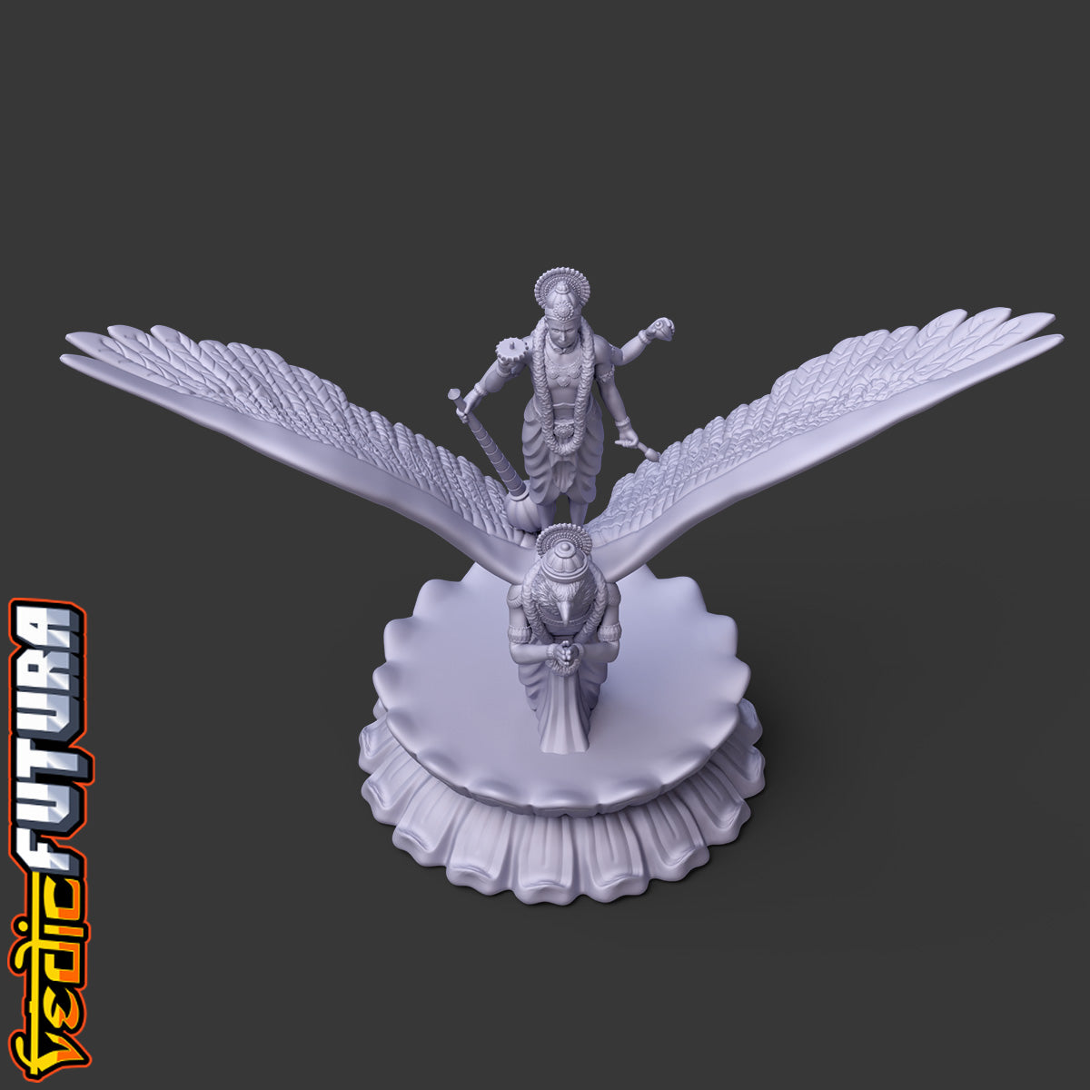 Vishnu on Garuda