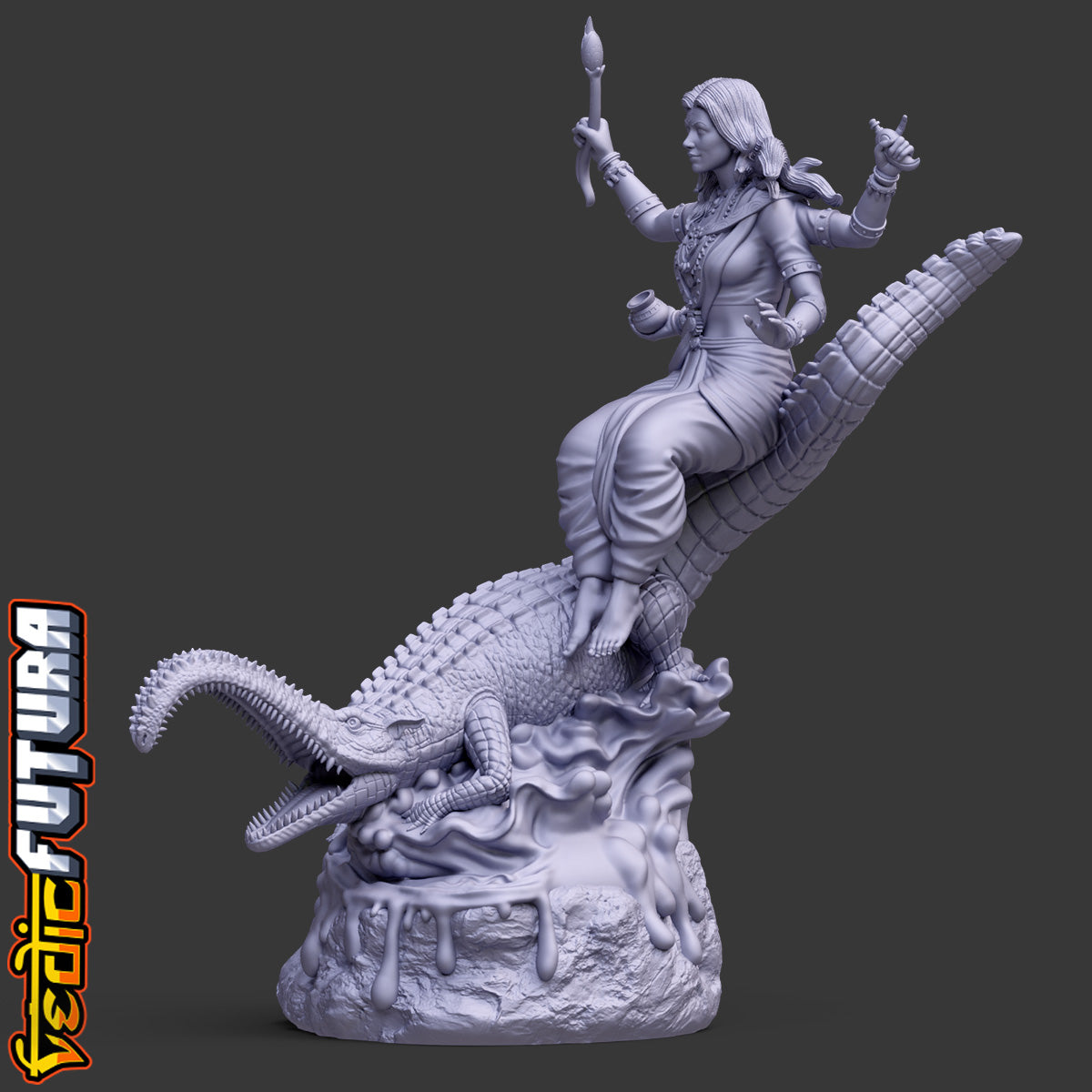 Makara-Vahana Ganga: Guardian of the Waters