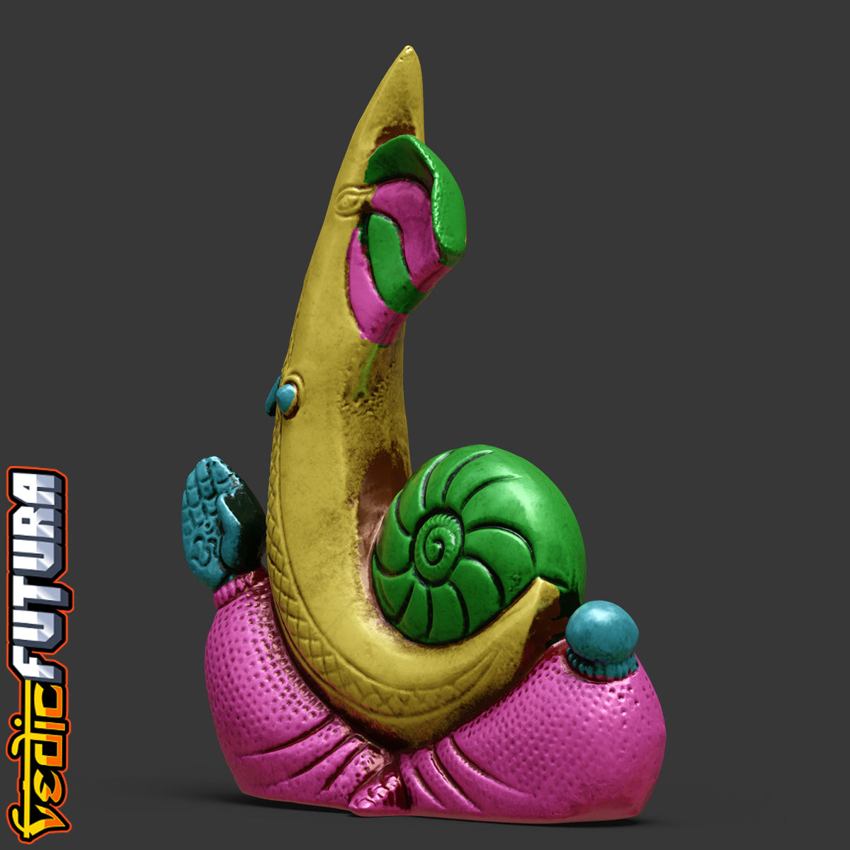 Abstract Ganapati in Flow