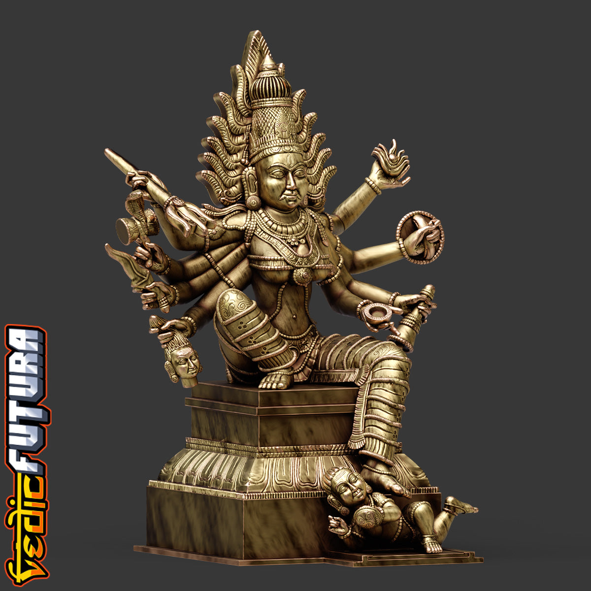 Kali Crushing Apasmara