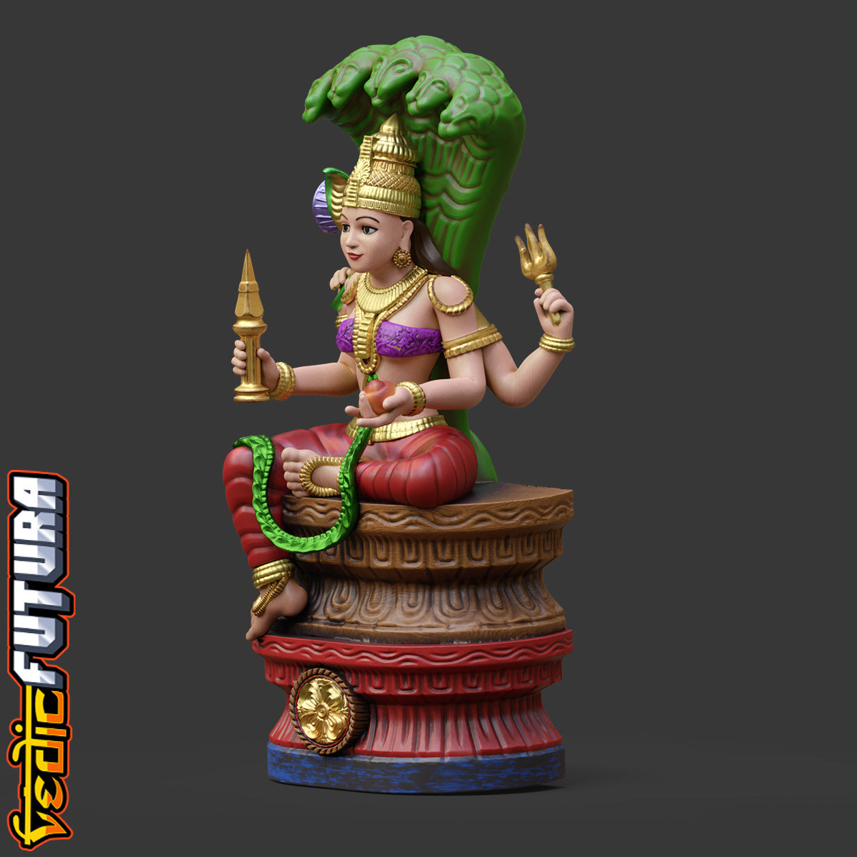 Shakti as Mariamman: Serpent-Crowned Protector