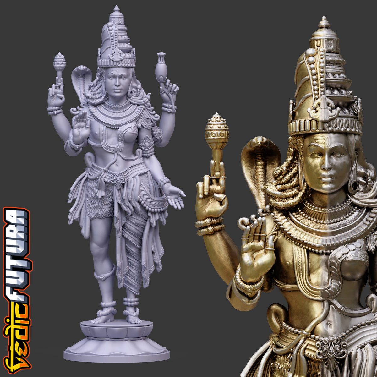 Ardhanarishvara: Shiva–Parvati as One