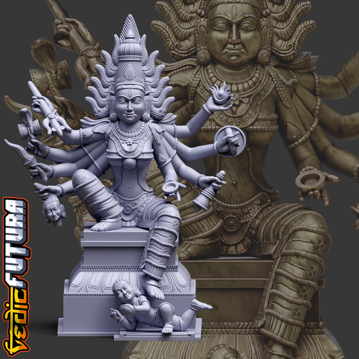 Kali Crushing Apasmara