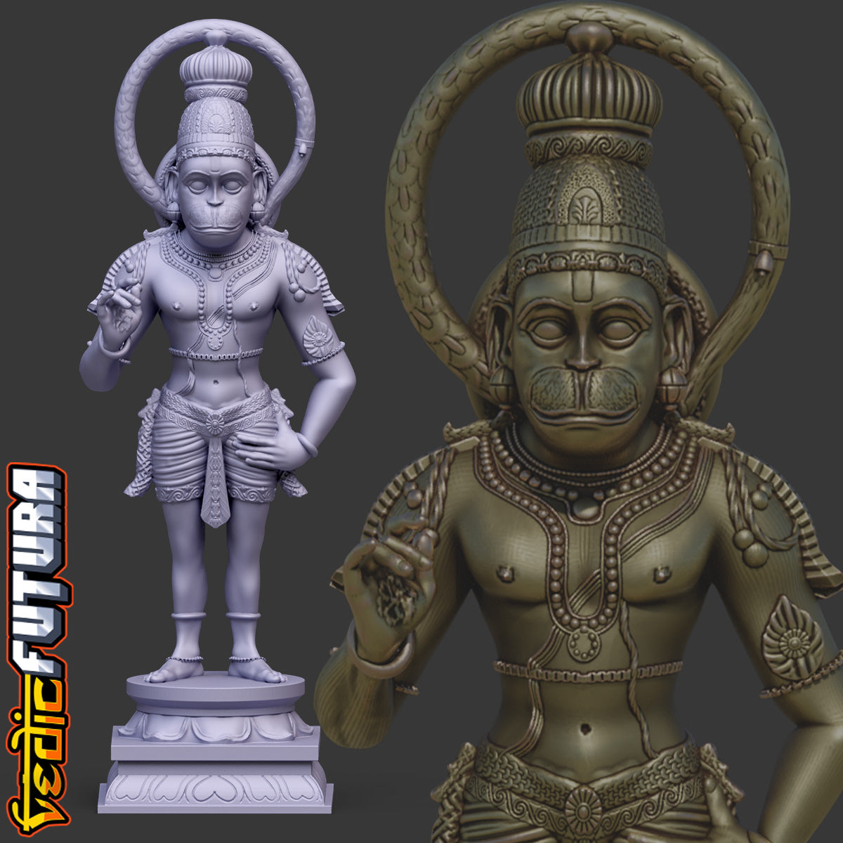 Anjaneya-Chola Bronze Hanuman