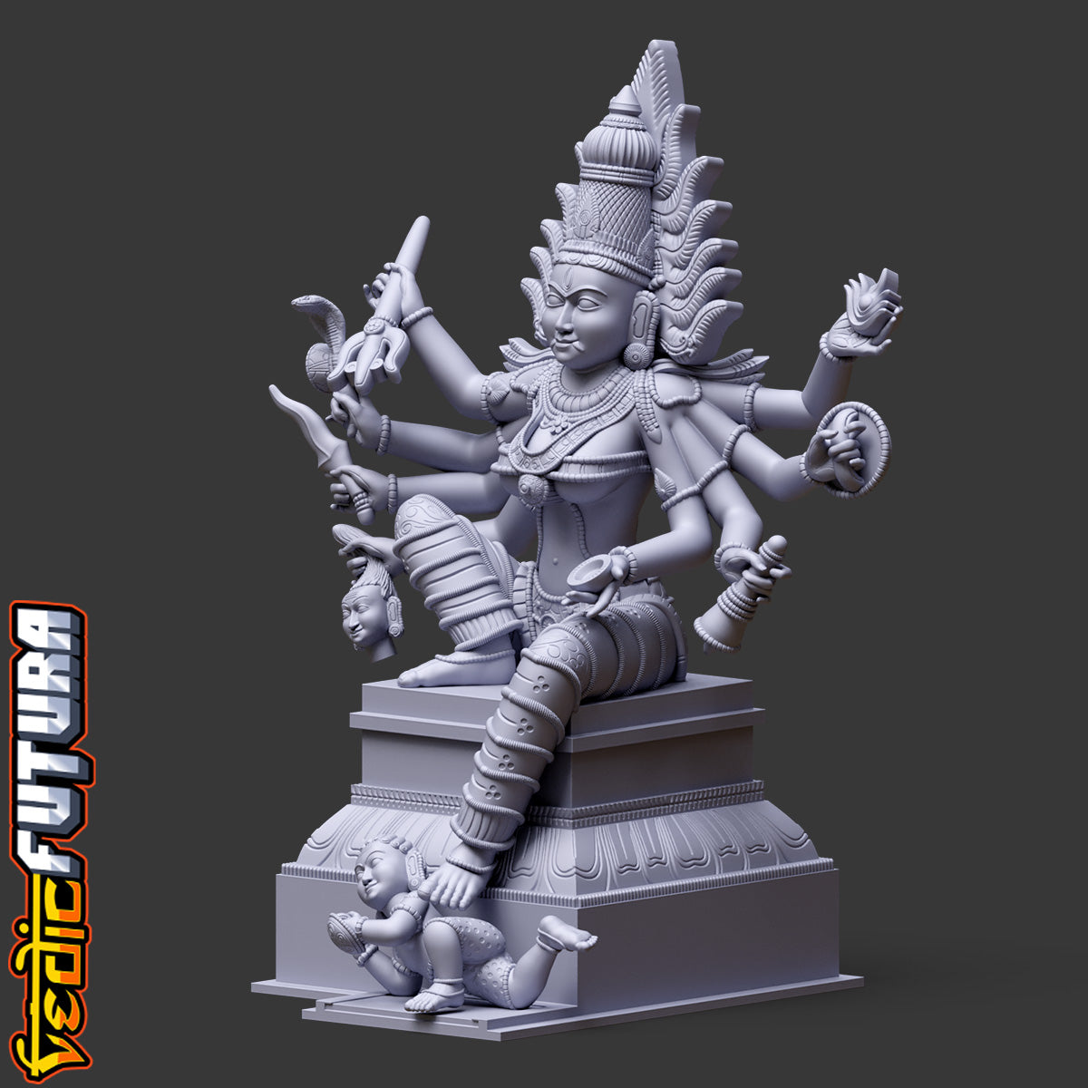Kali Crushing Apasmara