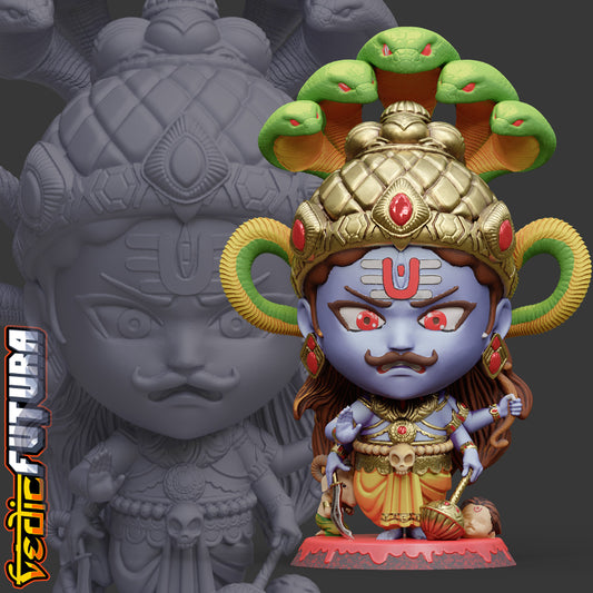 Chibi Cobra-Crowned Veerabhadra