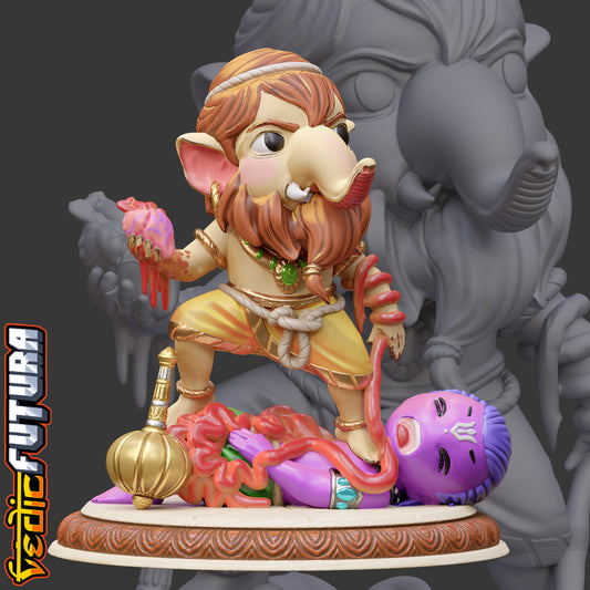 Chibi Narasimha Ganapati: Slayer of Hiranyakashipu