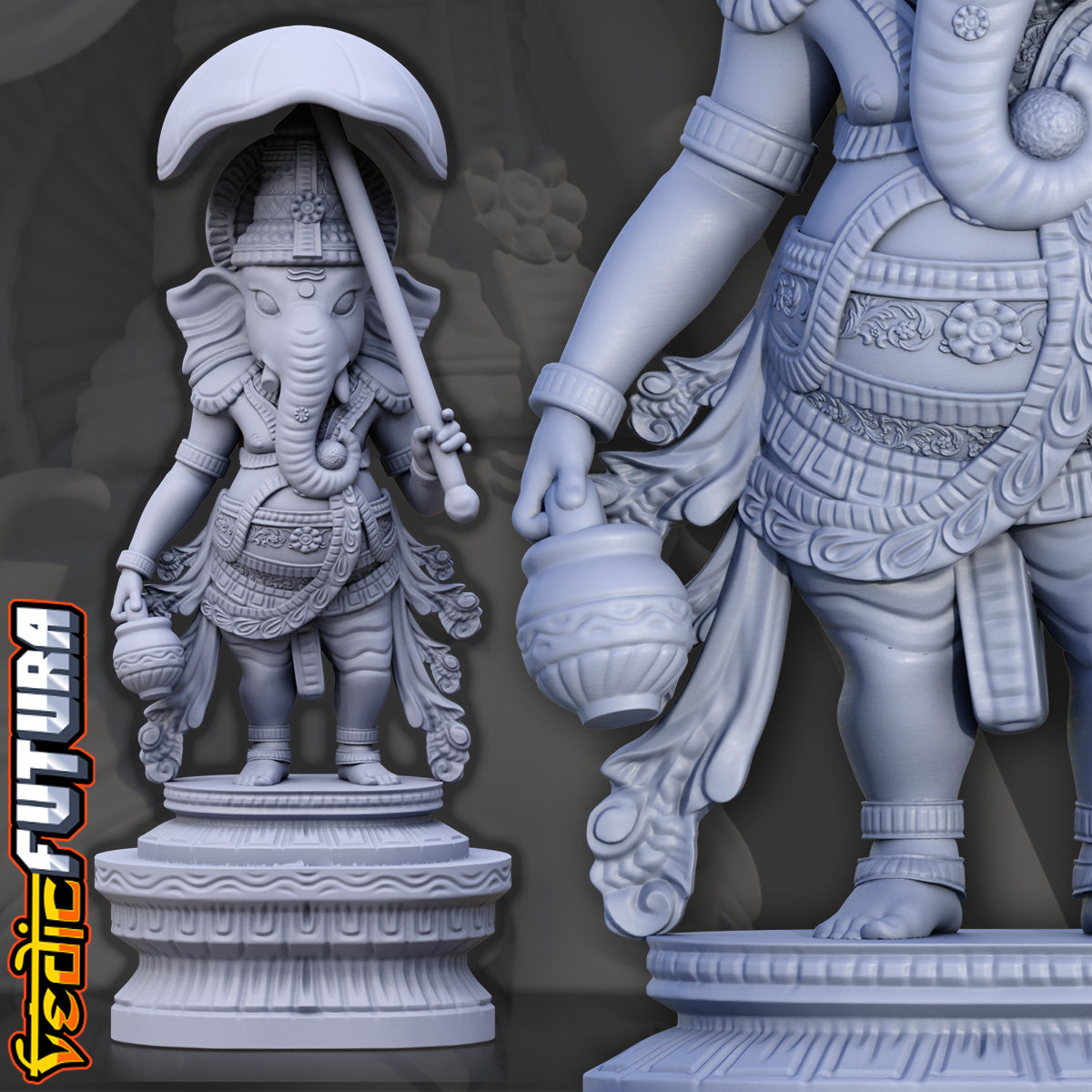 Vamana Ganesha: The Divine Dwarf Avatar Reimagined