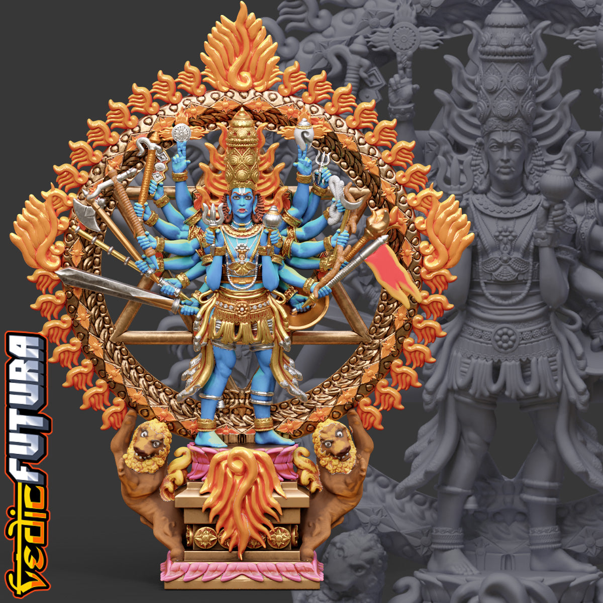 Maha Sudarshana: Guardian of the Dharma Chakra