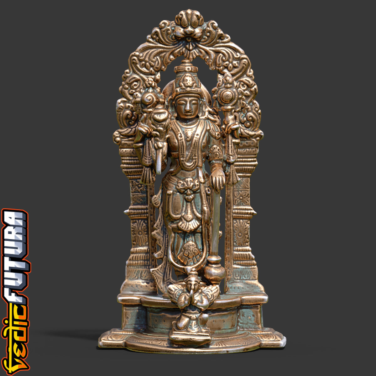 Vishnu beneath the Prabhavali