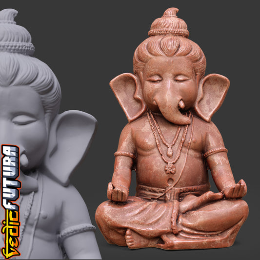 Bal Ganesh in Meditation