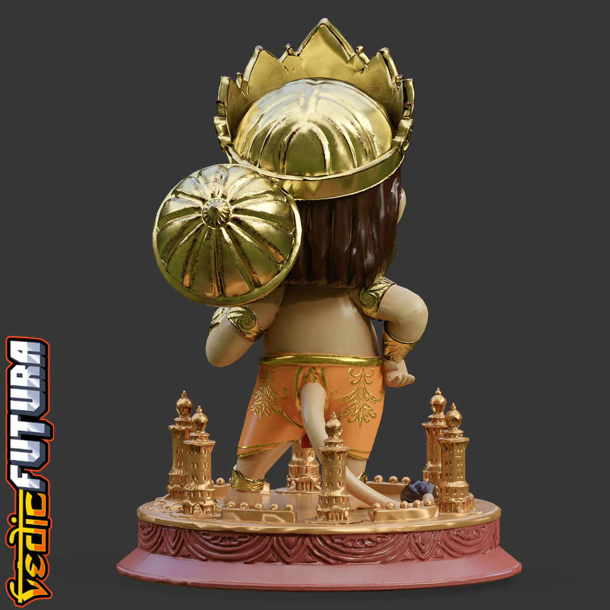Chibi-Hanuman the Mighty - [Easy Paint]