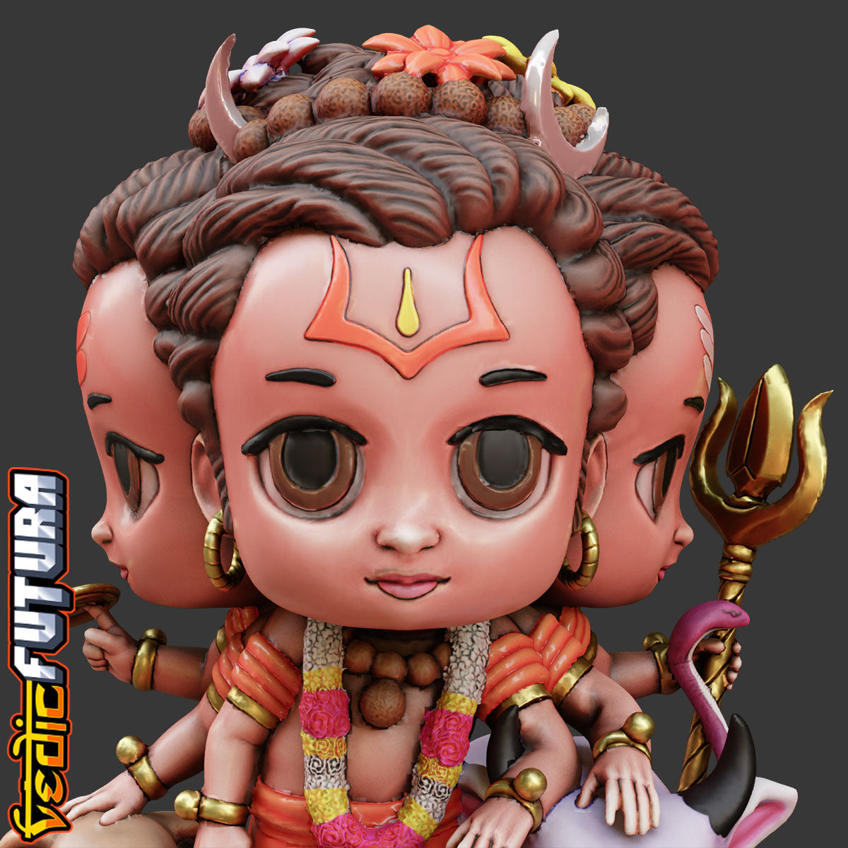 Chibi Dattatreya: The Divine Yogi of the Trimurti