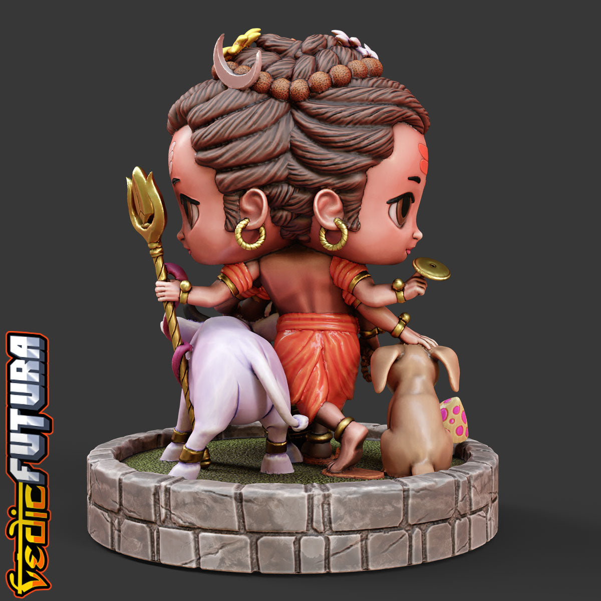 Chibi Dattatreya: The Divine Yogi of the Trimurti