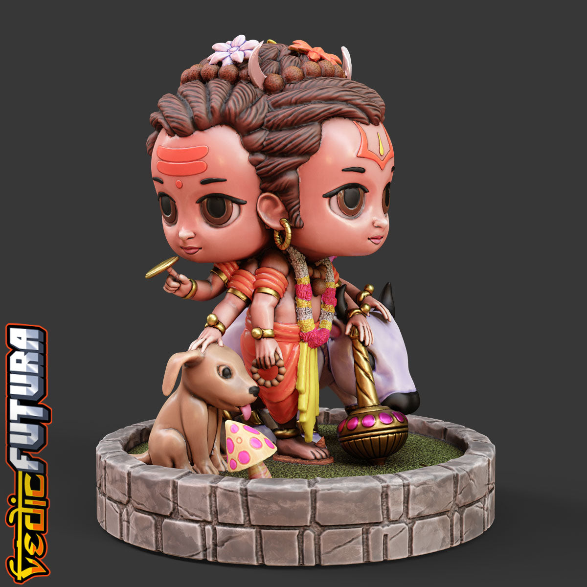 Chibi Dattatreya: The Divine Yogi of the Trimurti