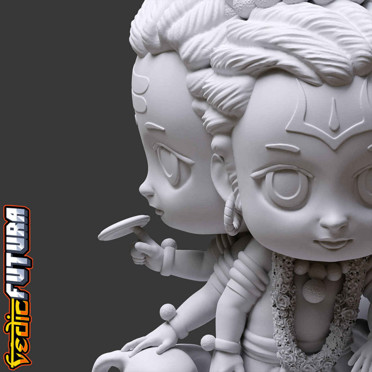 Chibi Dattatreya: The Divine Yogi of the Trimurti